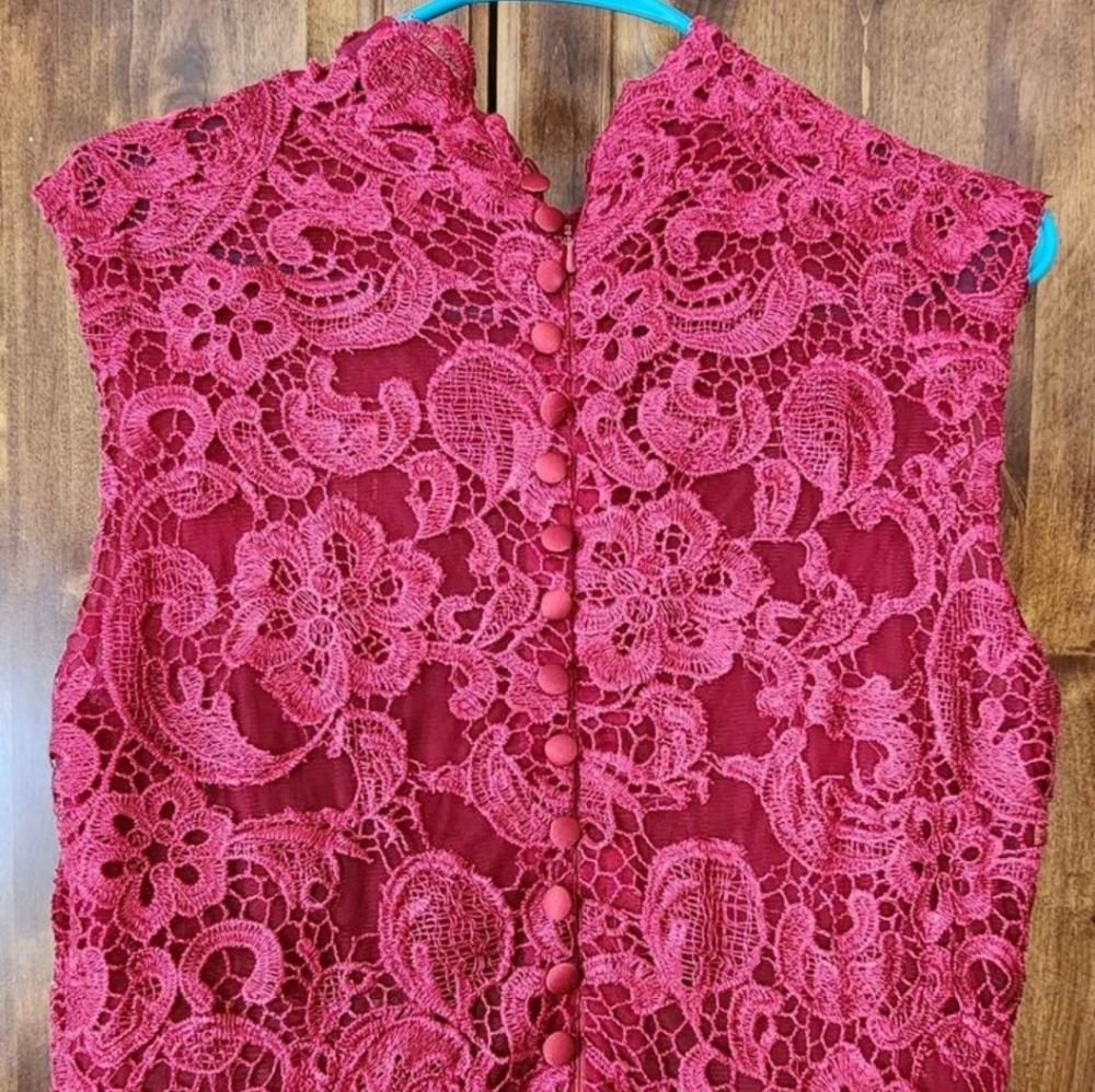Red Formal Dress Gown Mother of the Bride or Prom NEVER WORN